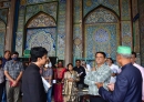   MAUD secretary at the Badshahi Ashurkhana in Hyderabad. (Image: Twitter)